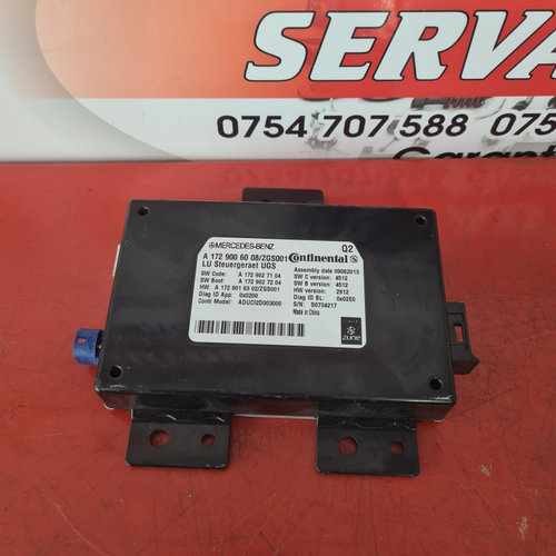 Modul control media Mercedes-Benz E-Class (2010->) [A207] 2.2 Motorina 2014, A1729006008