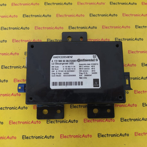 Modul Control Media Mercedes E-Class, A1729006008