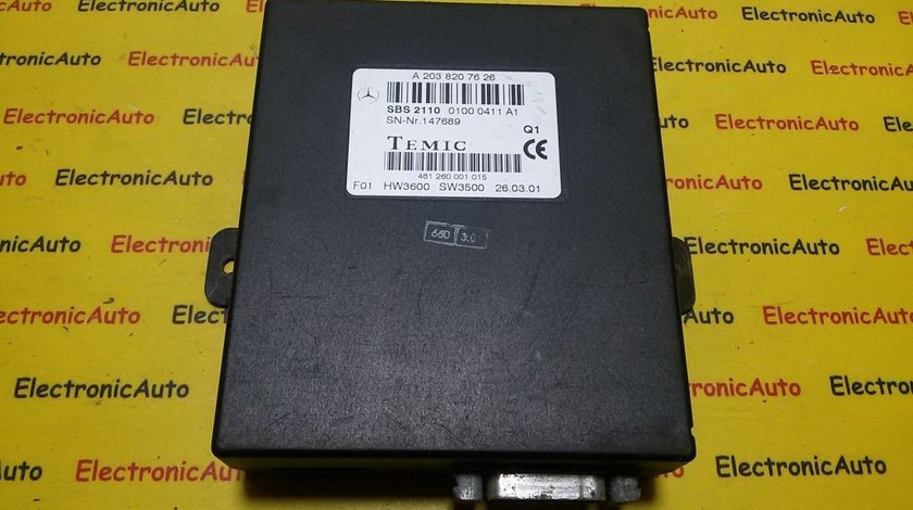 Modul Control Mercedes A2038207626, 147689