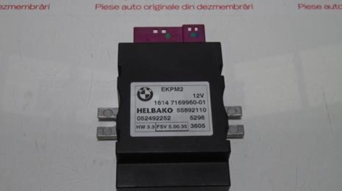 Modul control pompa combustibil, 7169960-01, Bmw 3