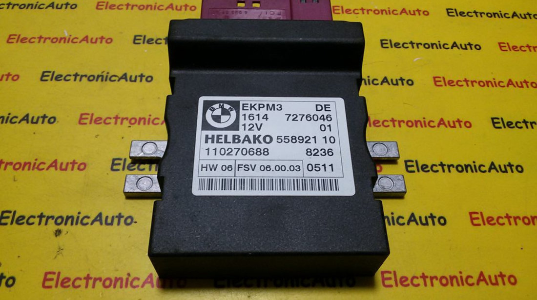 Modul control pompa combustibil Bmw 1 16147276046, 7276046