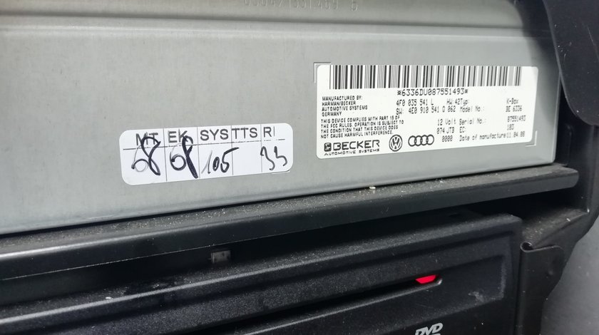 MODUL CONTROL RADIO AUDI A5 cod 4F 4F0035541L