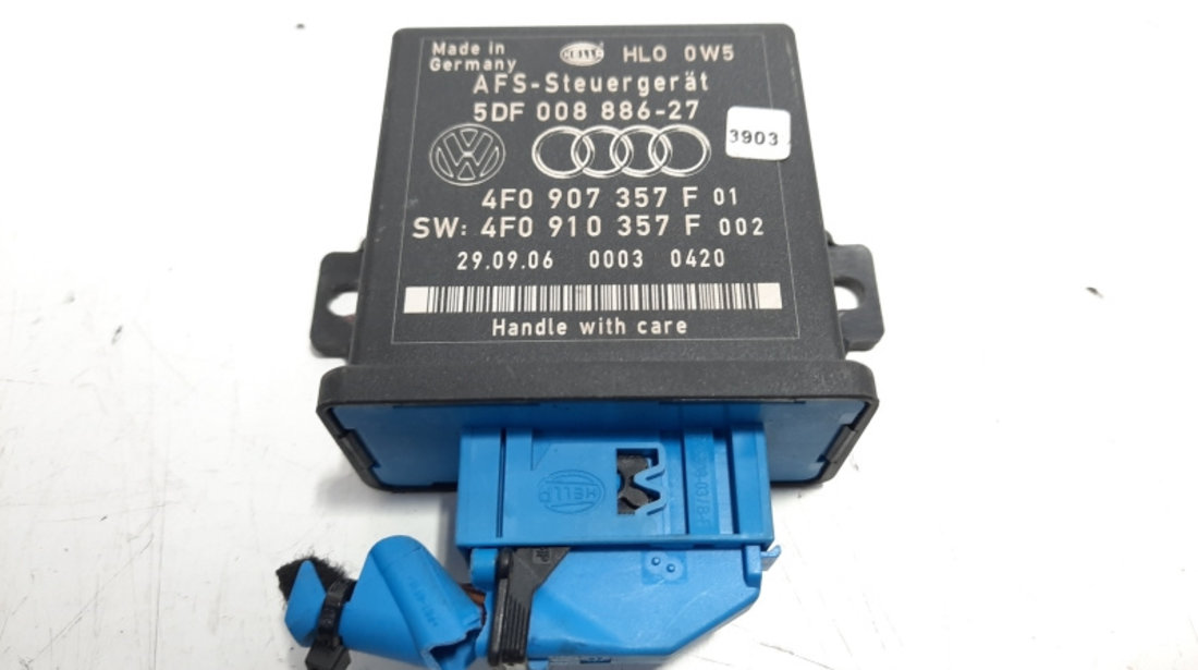 Modul control reglaj faruri, cod 4F0907357F, Audi A4 (8EC, B7) (idi:488821)