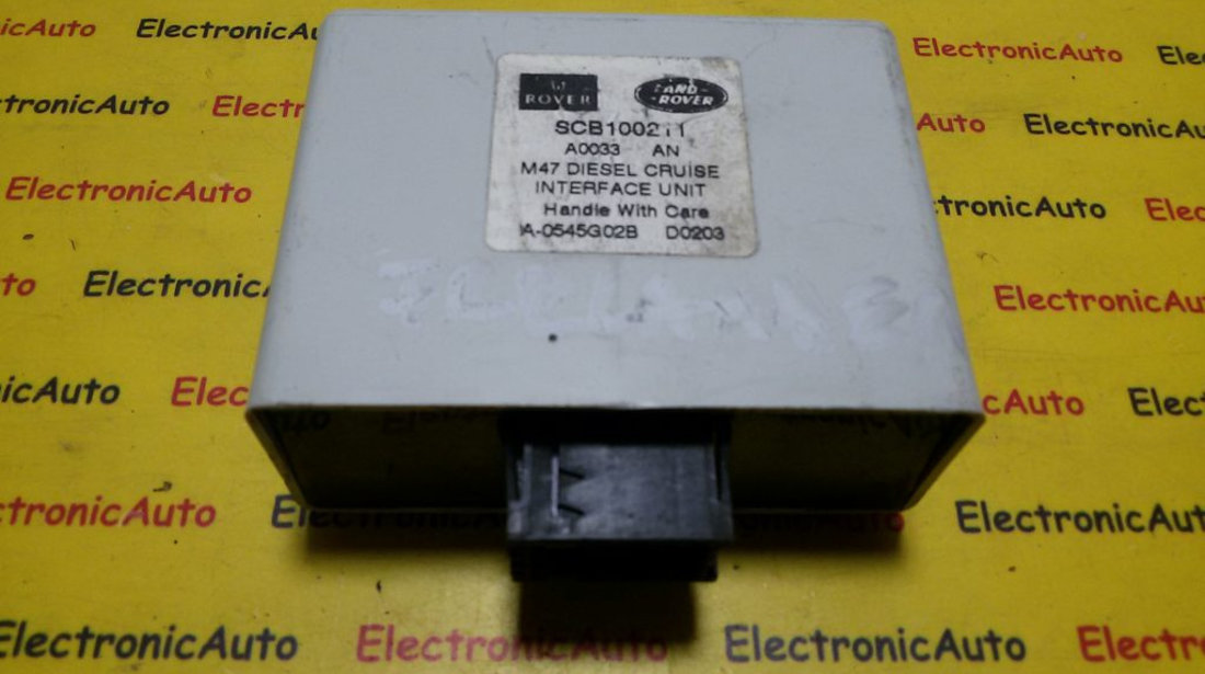 Modul Control Rover 75 SCB100211, A0545G02B