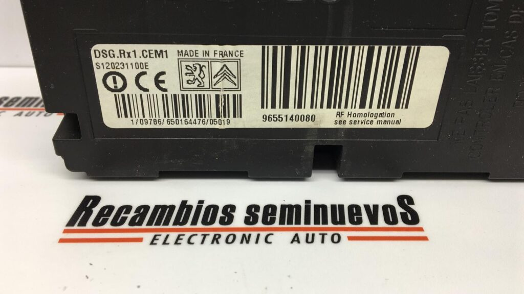 Modul CONTROL SIEMENS PEUGEOT 407 S120231100E / 96 551 400 80 / 9655140080S120231100E / 96 551 400 80 / 9655140080