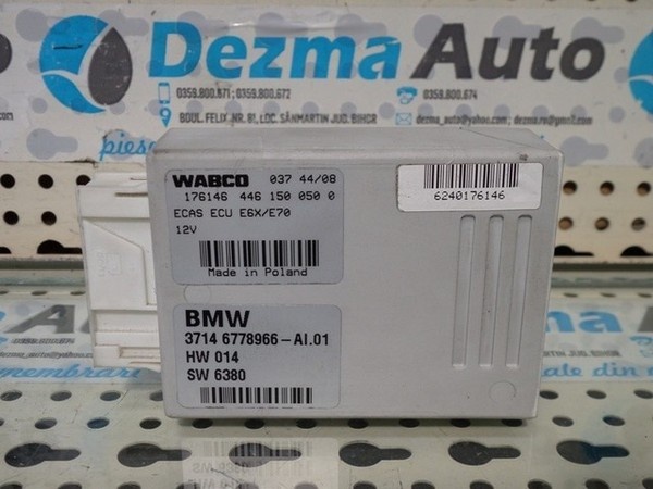 Modul control suspensie Bmw X5 E70 3.0 d, 6778966-AI01