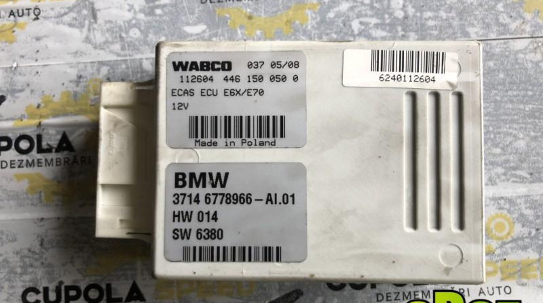 Modul control suspensie BMW X6 (2008-2014) [E71, E72] 3.0 d M57 306d3 6778966