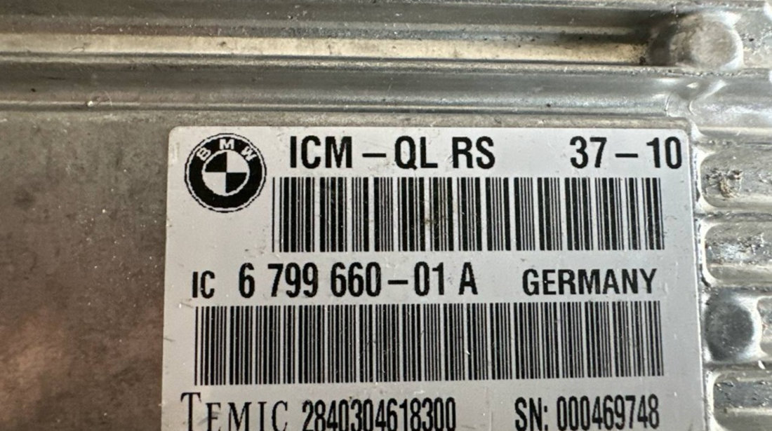 Modul control suspensie ICM 6799660 Bmw Seria 5 F10 Sedan 530d N57 (FW51)