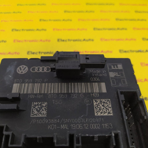 Modul Control Usa Audi A4, 8T0959792P, 8T0959792G