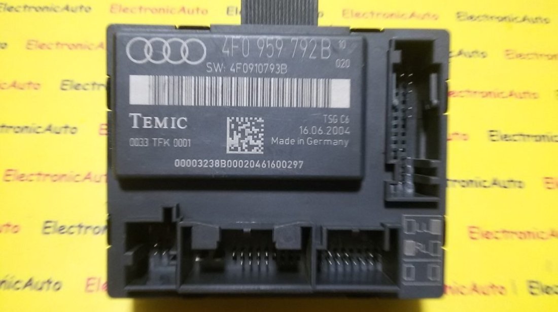Modul Control usa Audi A6 4F0959792B, 4F0 959 792 B