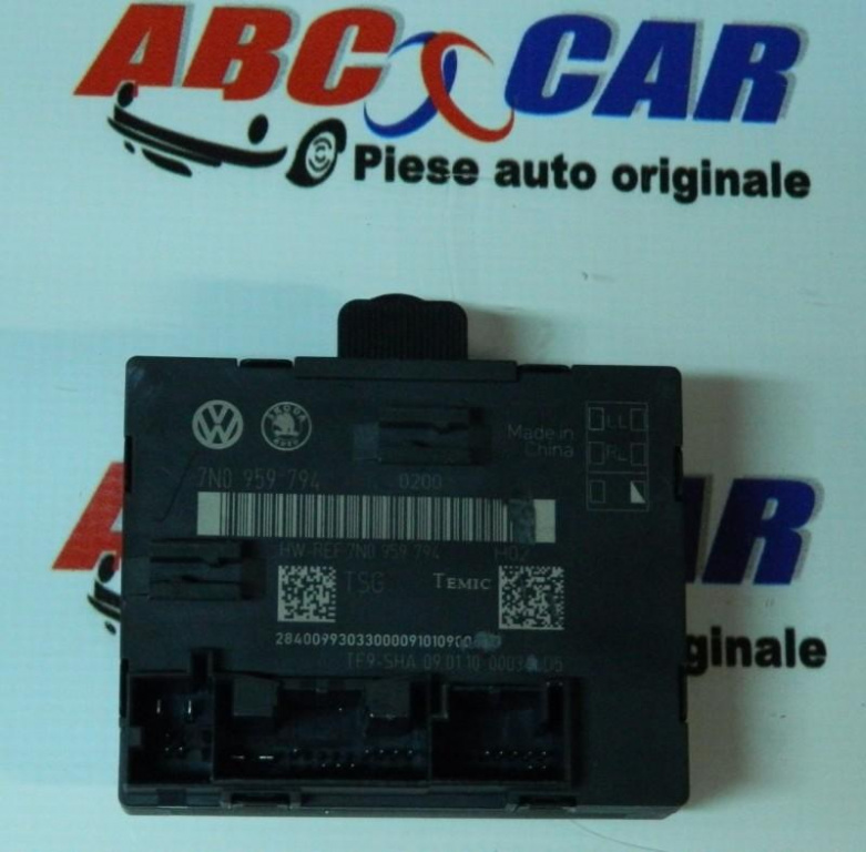Modul control usa dreapta spate Skoda Superb 2 2008-2013 7N0959794