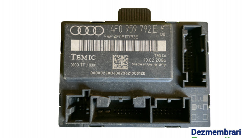 Modul control usa fata dreapta Cod: 4F0959792E Audi A6 4F/C6 [2004 - 2008] Sedan 3.0 TDI tiptronic quattro (225 hp)