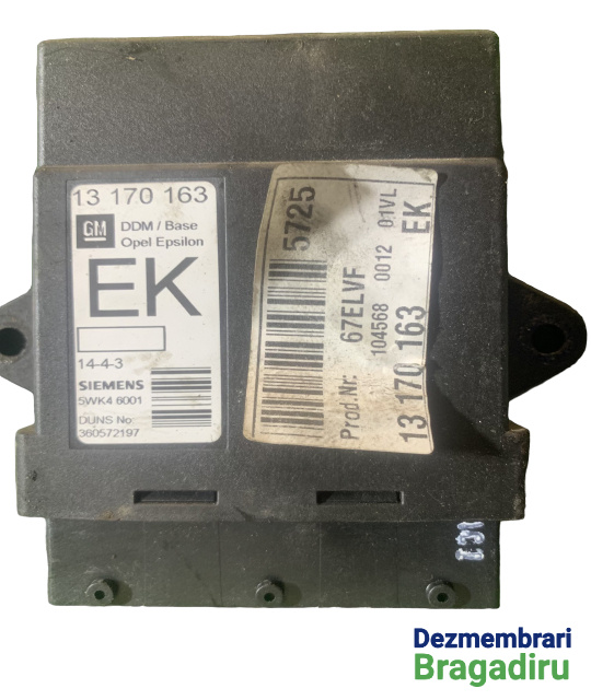 Modul control usa fata stanga Cod: 13170163 Opel Vectra C [2002 - 2005] wagon 2.2 DTI MT (125 hp)