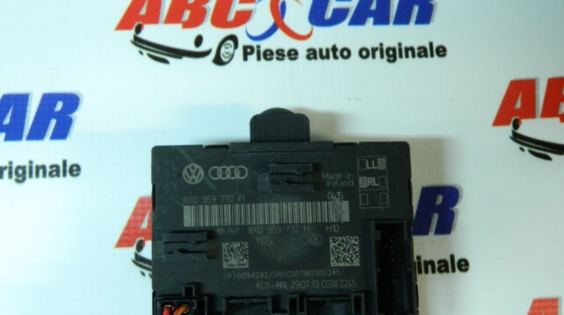 Modul control usa Skoda Superb 2 (3T4) 2008-2015 Cod: 8X0959792H