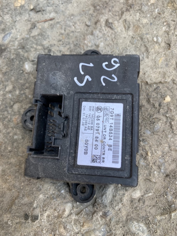 Modul control usa spate stanga 7G9T-14B534-BE Ford Mondeo 4 [2007 - 2010] Liftback 2.0 TDCi DPF AT (140 hp) MK4 (BA7)