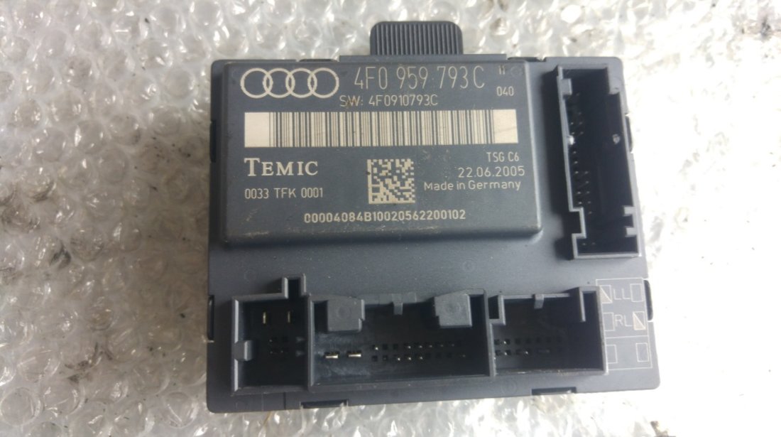 Modul control usa stanga fata audi a6 4f c6 4f0959793c