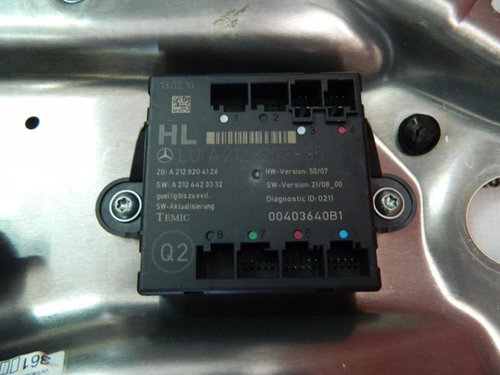 Modul control usa stanga spate Mercedes E-Class 2009-2016 W212 A2128203885