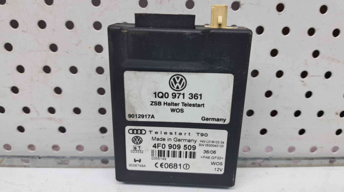 Modul control Webasto Volkswagen Eos (1F7, 1F8) [Fabr 2006-2015] 4F0909509