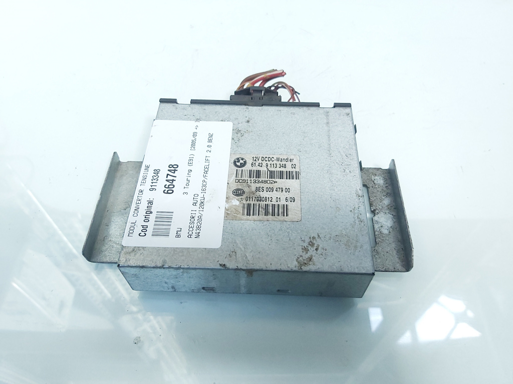 Modul convertizor tensiune, cod 9113348, Bmw 3 Touring (E91) (id:664748)