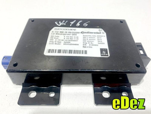 Modul cruise control / distronic Mercedes C-class facelift (2011-2015) [w204] 3.0 tdi euro 6 A172900...