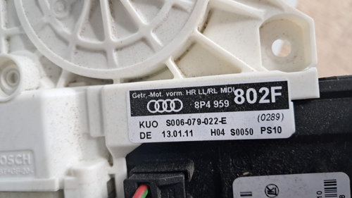 Modul cu motoras usa spate dreapta Audi A3 8P 2.0 TDI , cod motor CFF, an 2011 cod 8P4959802F