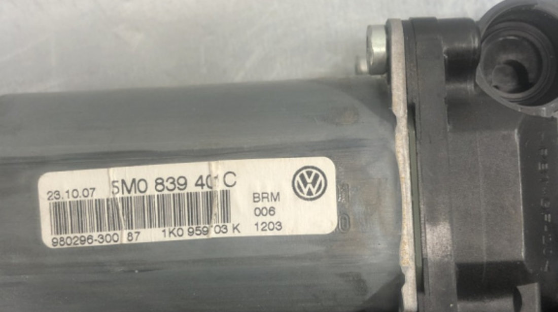 Modul cu motoras usa stanga spate Volkswagen Golf 5 Plus 1.9 TDI Manual, 105cp sedan 2008 (1K0959795E)