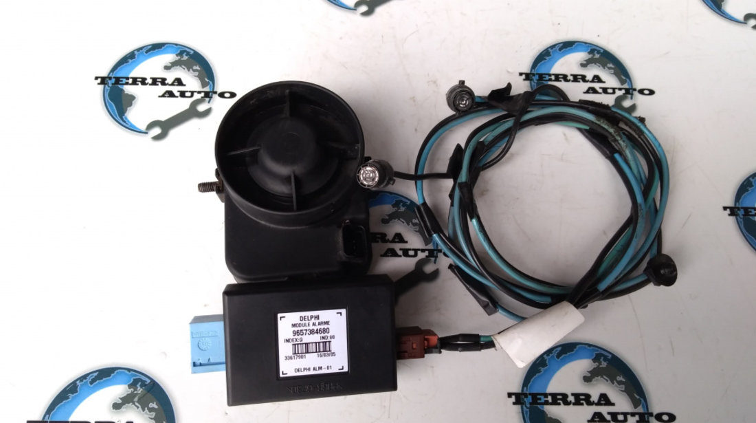 Modul cu sirena alarma Peugeot 407