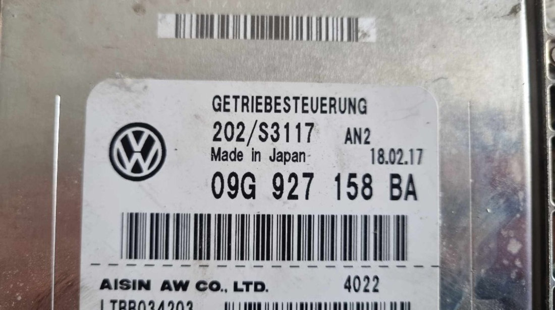 Modul cutie automata 6 trepte 09G927158BA VW Jetta Mk6 2.0i CBPA 115 cai