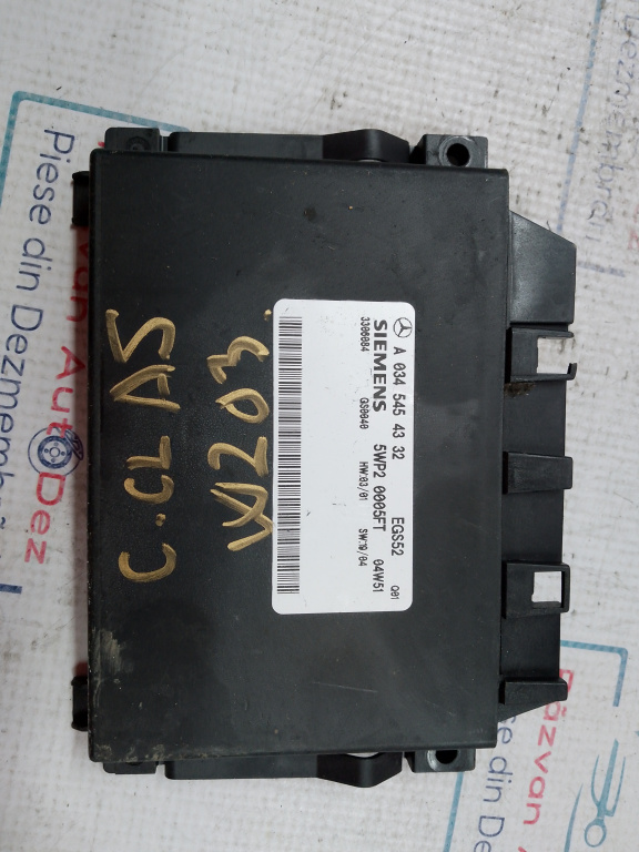 Modul Cutie Viteze Mercedes C-Class W203 2004, A0345454332