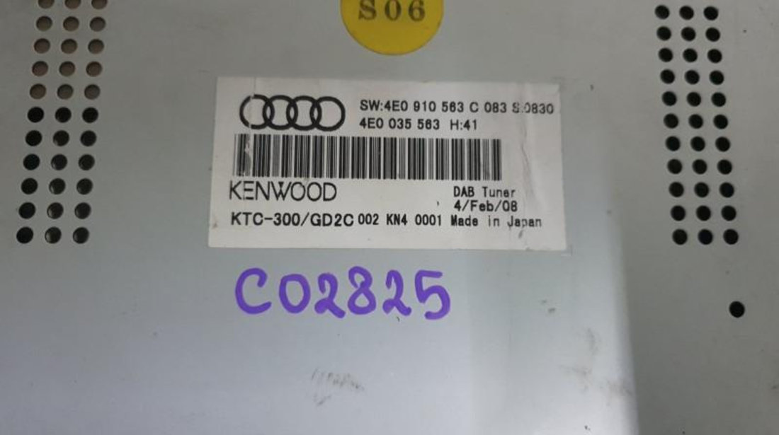 Modul dab radio Audi A6 (2004-2011) [4F2, C6] 4e0035563