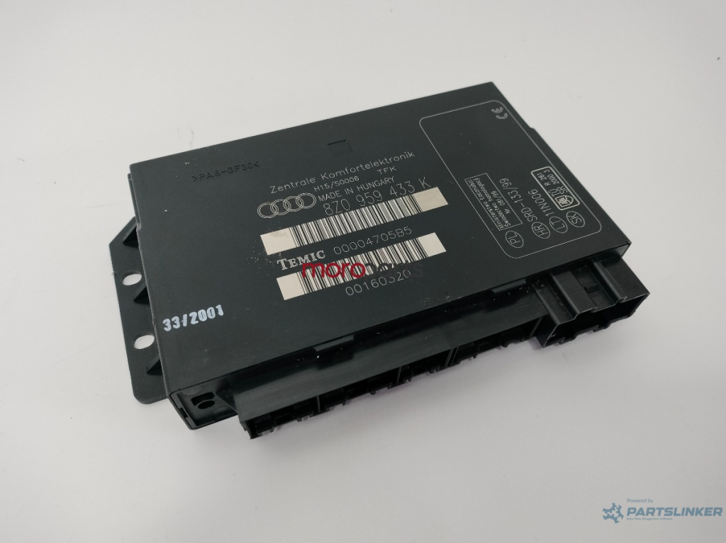 Modul de confort AUDI A2 8Z0 2000 - 2005 1.4 TDI AMF, BHC VAG 8Z0959433K