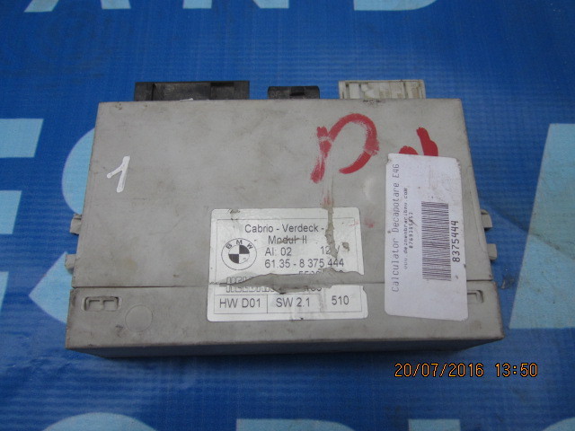 Modul decapotare BMW E46: 61.35-8 375 444