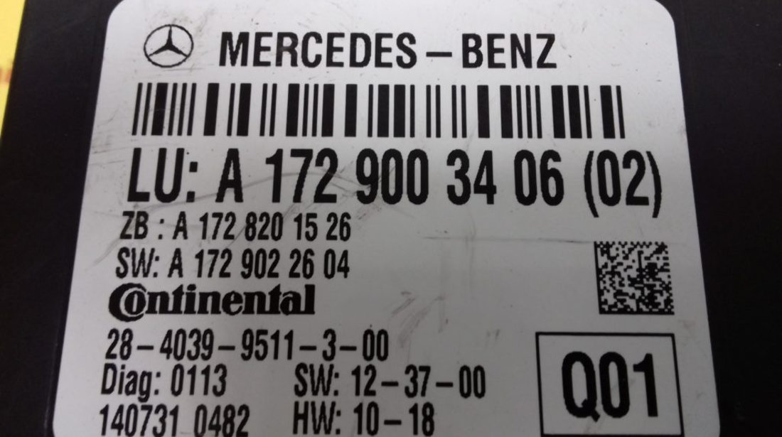 Modul Decapotare Mercedes SLK R172, A1729003406, A1728201526, A1729022604