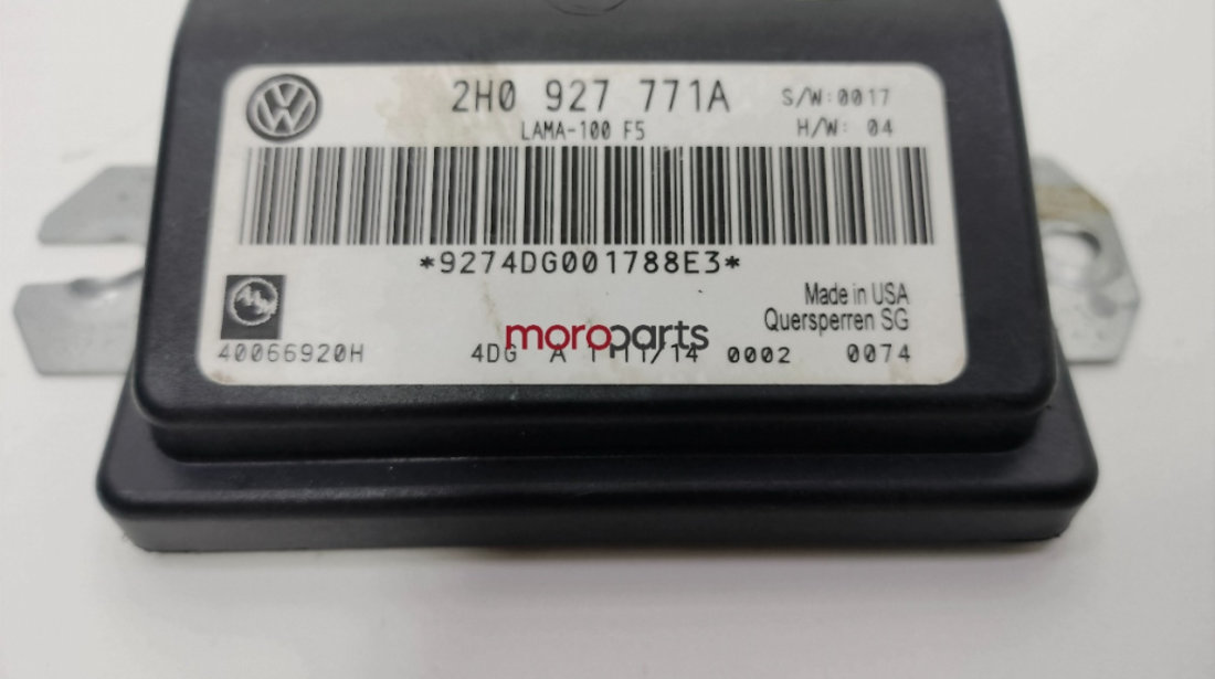 Modul diferential Volkswagen Amarok 2H 2015 2016 OEM 2H0927771A