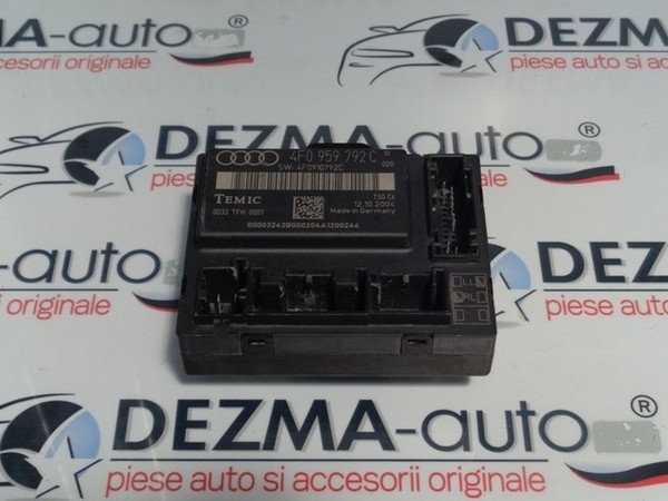 Modul dreapta fata 4F0959792C, Audi A6 Avant (4F5, C6)