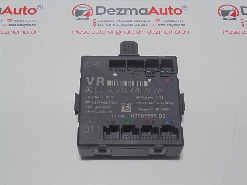 Modul dreapta fata A2048702226, Mercedes Clasa C (W204) (id:116042)
