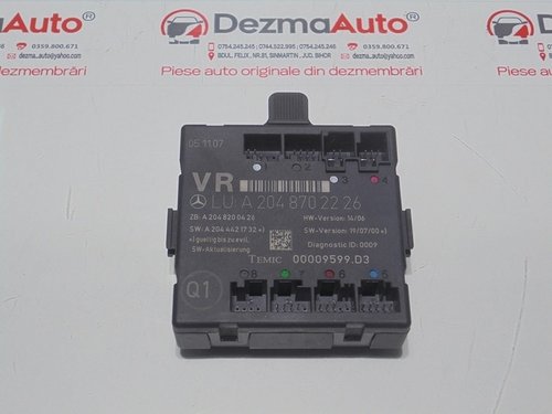 Modul dreapta fata A2048702226, Mercedes Clasa C (W204) (id:116042)