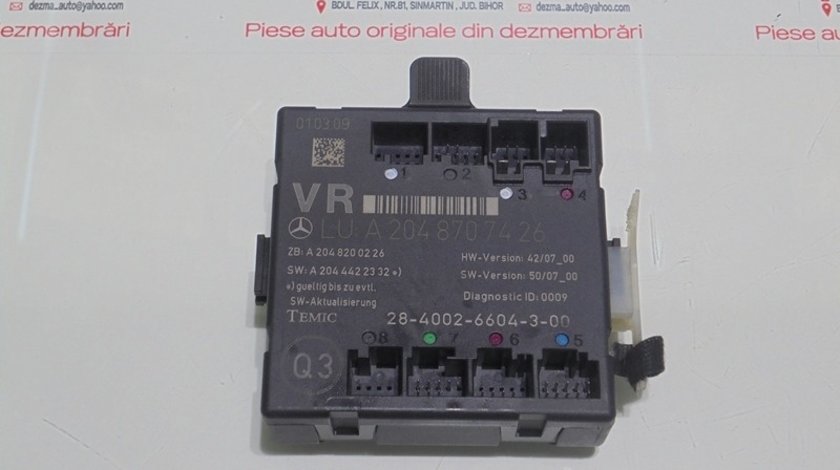Modul dreapta fata, A2048707426, Mercedes Clasa C (W204) (id:289383)