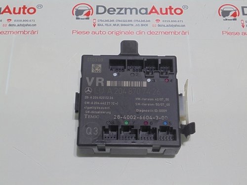 Modul dreapta fata, cod A2048707426, Mercedes Clasa C (W204) (id:289383)