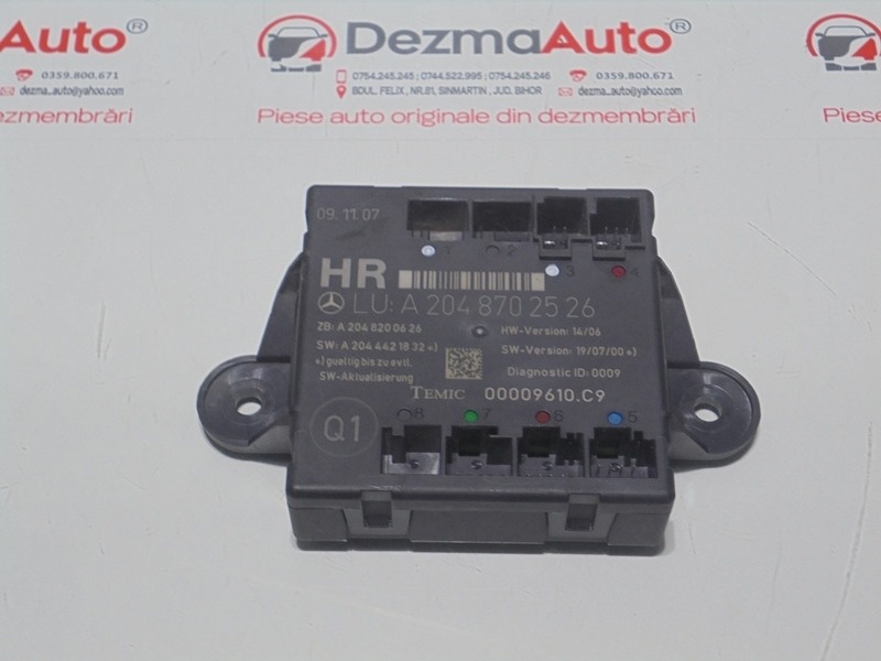 Modul dreapta spate A2048702526, Mercedes Clasa C (W204) (id:287551)