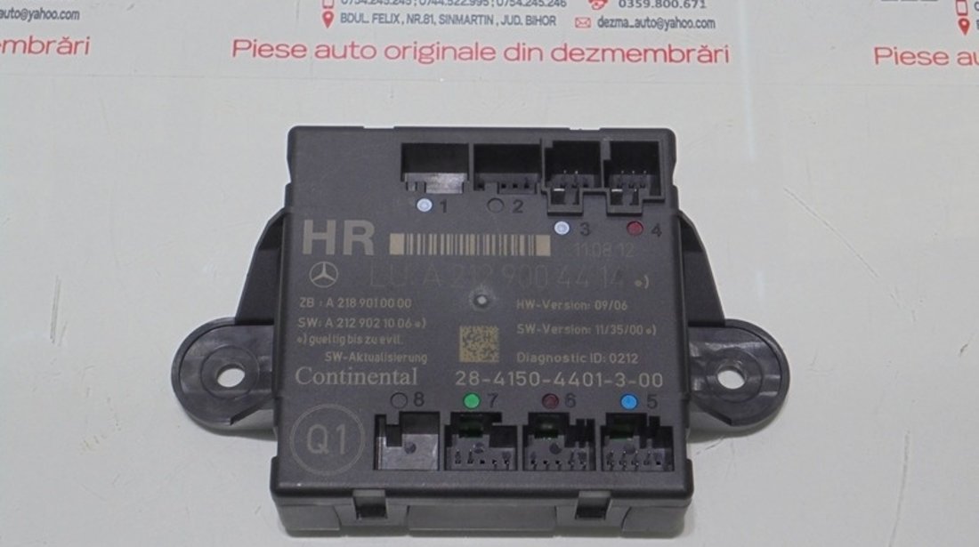 Modul dreapta spate, A2189010000, Mercedes Clasa C (W204) (id:287494)