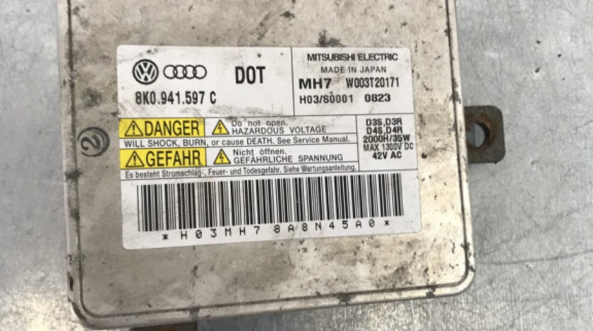 Modul droser xenon Audi A4 B8 Avant 2.0TDI Quattro 170cp, Manual sedan 2010 (8K0941597C)