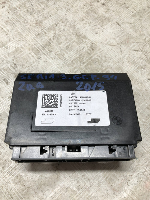 Modul Ecu BMW Seria 3 GT F34 2.0 Benzina 2015, 938088501