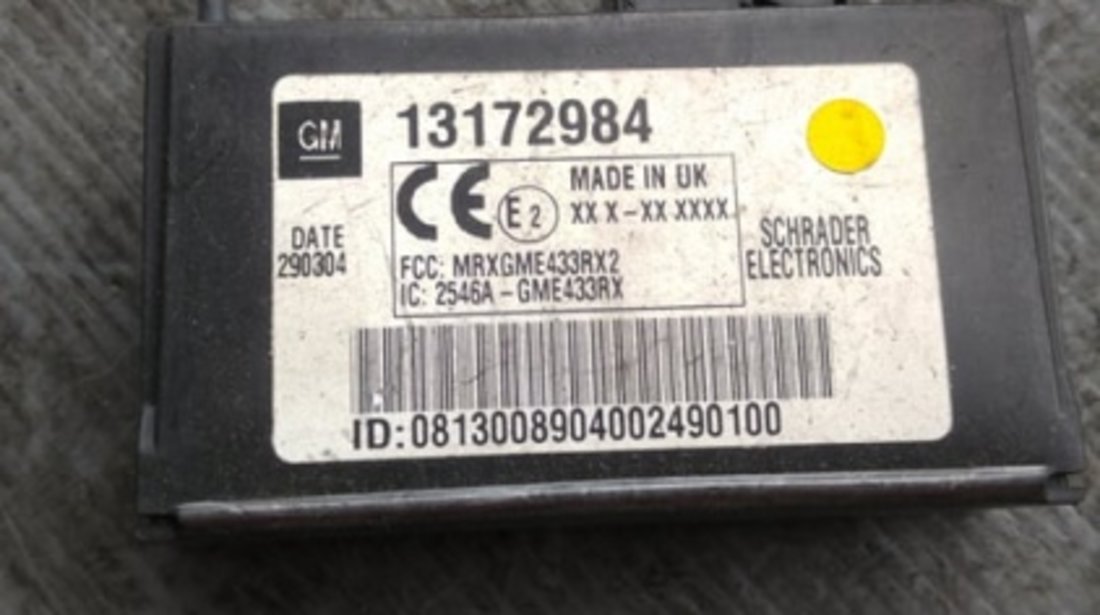 Modul ecu opel vectra c 13172984