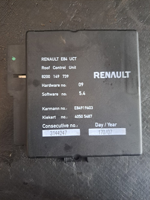 Modul / ECU RENAULT MEGANE II - COD e84919603 40505487 8200149739