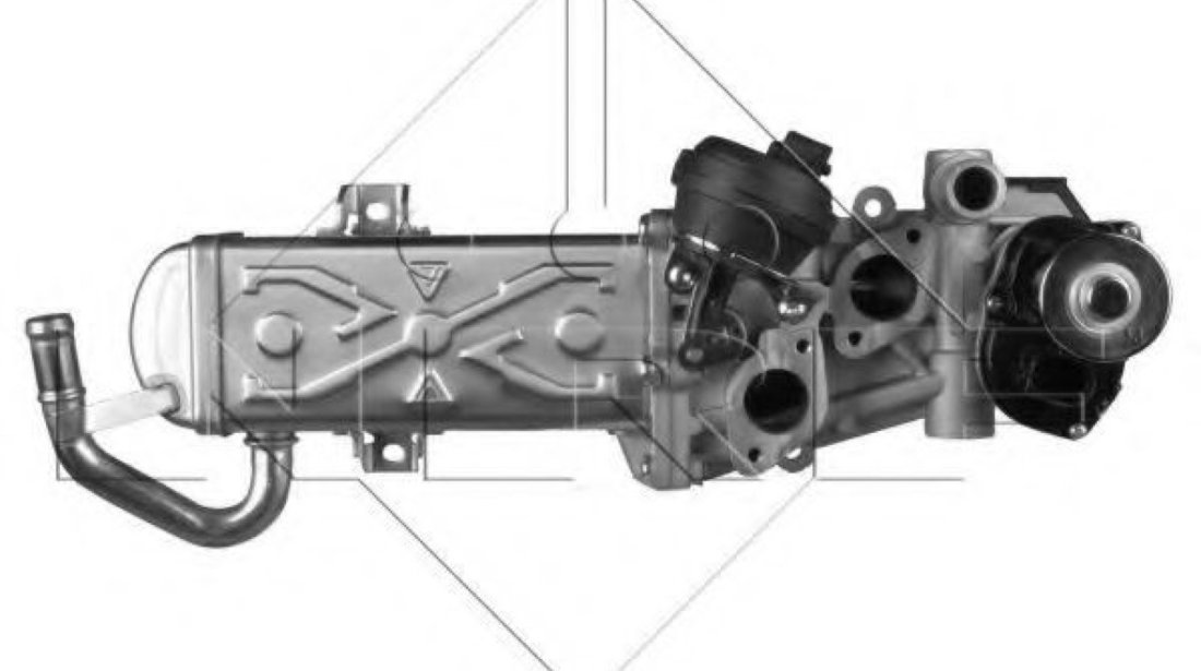 Modul-EGR AUDI A3 Sportback (8PA) (2004 - 2013) NRF 48213 piesa NOUA