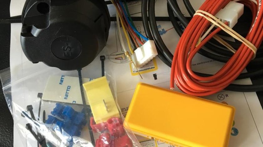 MODUL ELECTRIC cu priza de 7 pini si functie DECONECTAR CEATA pentru carligul auto