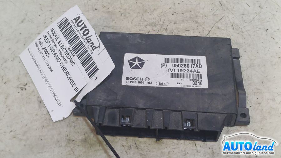 Modul Electronic 0263004163 Senzori Parcare Jeep GRAND CHEROKEE III 2003