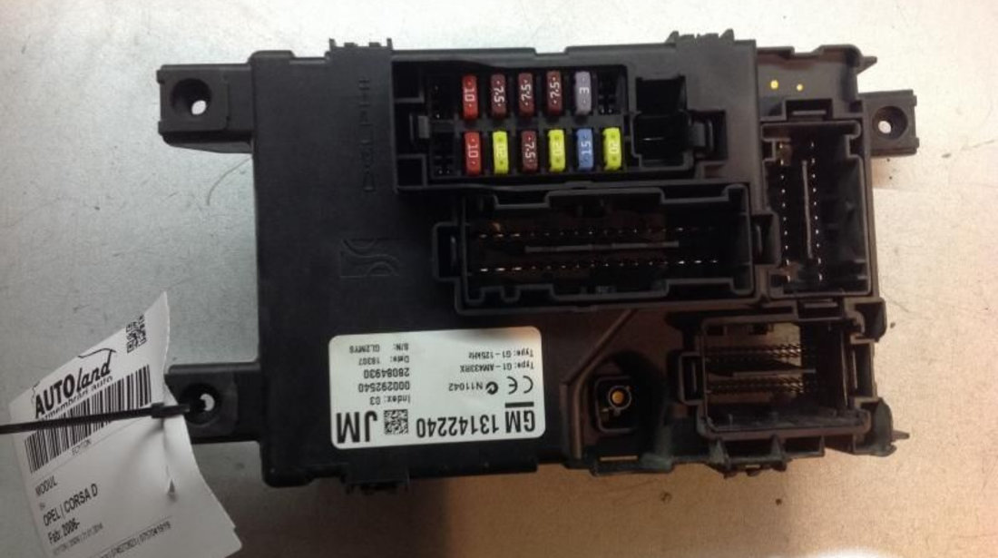 Modul Electronic 13142240 Bsi Opel CORSA D 2006