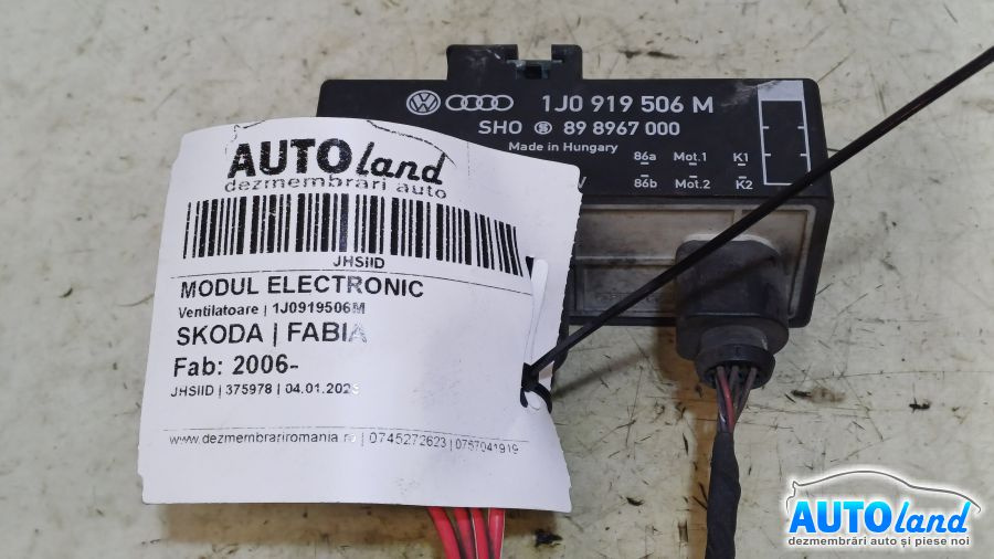 Modul Electronic 1j0919506m Ventilatoare Skoda FABIA 2006